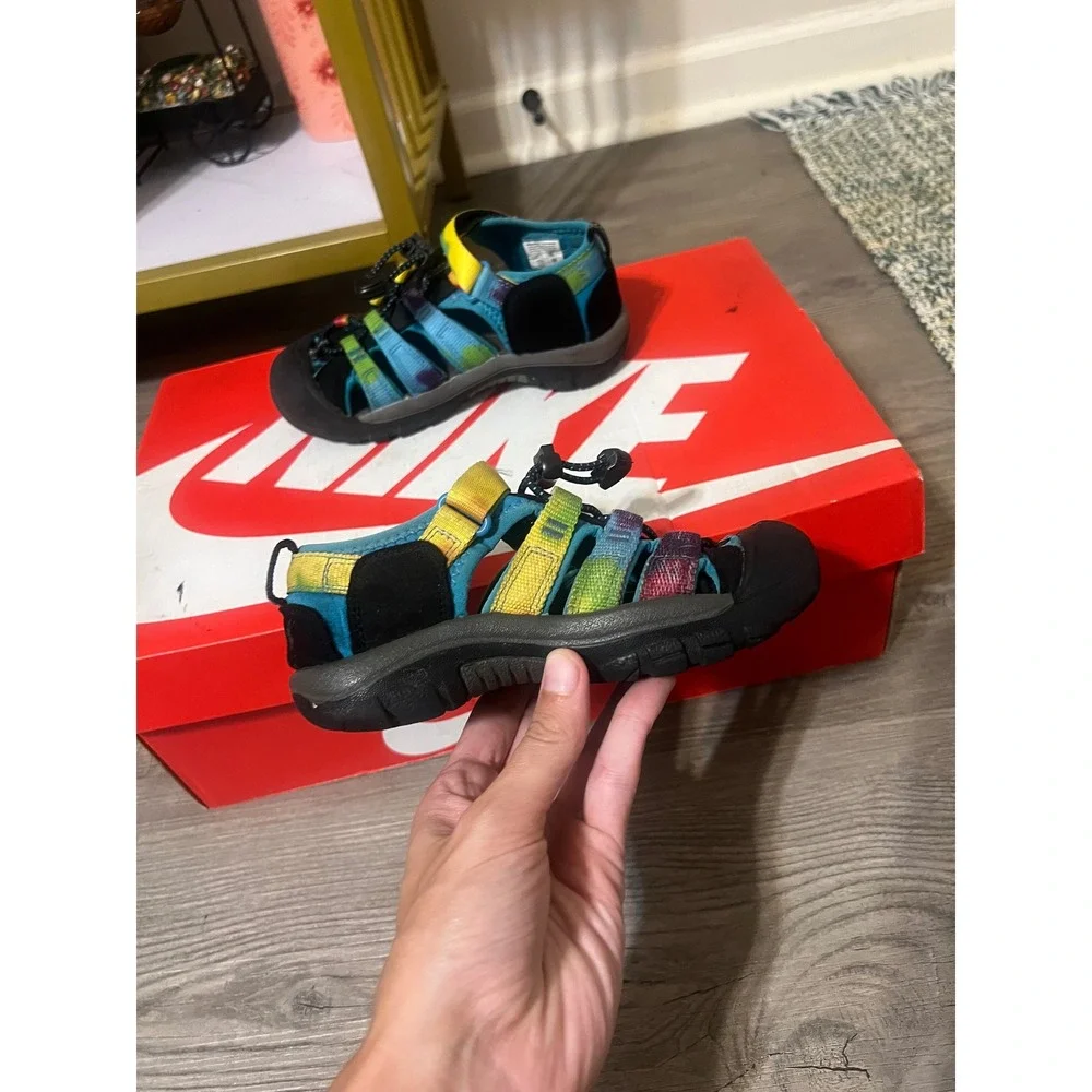 Keen Newport H2 Little Kids Rainbow Tie Dye 1018447 Size 12C